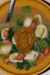 American Amy Scattergoods Cranberry Bean Lacinato Kale and Pasta Soup Appetizer