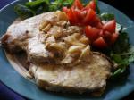 French Pork Chops and Apples in Mustard Sauce Dinner
