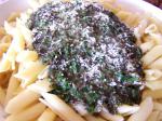 French Provencal Pasta With Basil and Anchovy Dinner