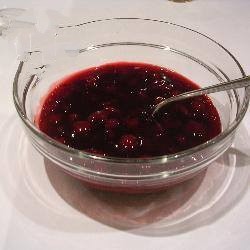 American Stewed Cherries Dessert