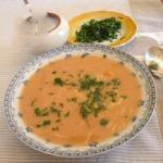 American Fast Tomato Soup with Rice Appetizer