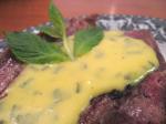 American Lamb Chops with Minted Hollandaise Sauce Dinner