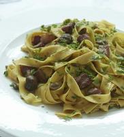 Italian Pappardelle With Chestnuts and Pancetta Dinner