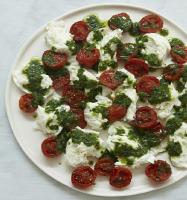 Italian Tomatoes Mozzarella and Basil Appetizer