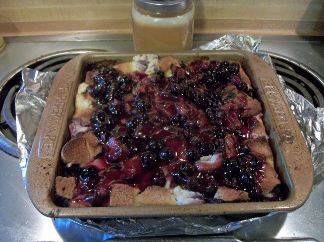 French Blueberry French Toast Casserole Breakfast