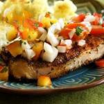 American Grilled Pork Chops with Fresh Nectarine Salsa Recipe Dinner