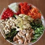 American Shrimp Garden Salad Recipe Appetizer