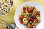 American Potato And Cherry Tomato Salad Recipe Appetizer