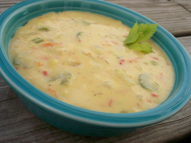 American Cheesy Vegetable Chowder 4 Appetizer