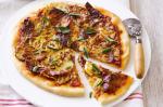 American Caramelised Pineapple And Bacon Pizza Recipe Appetizer