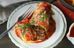 American Beef Filled Cabbage Rolls Recipe Appetizer