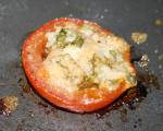 American Sliced Tomatoes Baked With Parmesan Cheese Appetizer