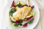 American Snapper With Radicchio and Witlof Salad Recipe Appetizer