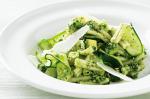 American Strozzapreti Zucchini and Pesto Salad Recipe Appetizer