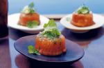 American Sushi Timbales Recipe Appetizer