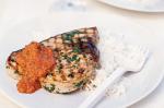 American Swordfish With Capsicum and Macadamia Pesto Recipe Dinner