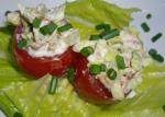 American Bacon and Lettuce Stuffed Cherry Tomatoes Appetizer