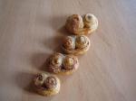 French Palmiers french Puff Pastry Cookies Dessert
