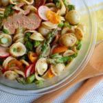 American Pasta Salad Orecchiette and Asparagus with Dijon Mustard Sauce Appetizer