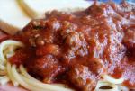 American Durn Good Spaghetti Sauce Dinner