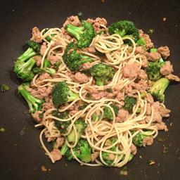 Chinese Spicy Broccoli with Sausage Alcohol