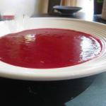 British Beetroot Soup with Orange Appetizer