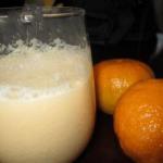 British Tangerine Juice Appetizer