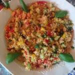 American Colorful Couscous Salad Appetizer