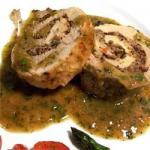 French Pan Roasted Pork Tenderloin with a Blue Cheese and Olive Stuffing Recipe Appetizer