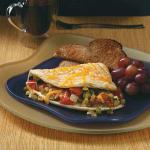 American Very Veggie Omelet Appetizer