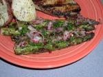 American Grilled Asparagus With Peppercorn Vinaigrette BBQ Grill