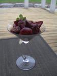 American Strawberries With Balsamic Vinegar and Pepper 1 Appetizer