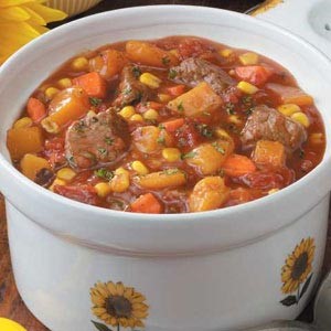 Cuban Slow Cooker Vegetable Beef Stew Appetizer