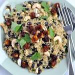 American Quinoa Salad with Inca Berries and Cashew Nuts Dinner