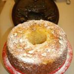 American Cake with Rum Glaze Alcohol