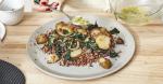 American Sunchoke and Kale Hash with Currants over Red Quinoa Recipe Appetizer