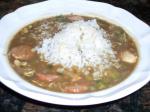 American Reduced Fat Chicken and Sausage Gumbo Appetizer