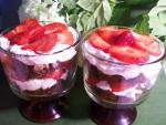 American Easy Strawberry Cheesecake Trifle Dessert