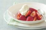 American Strawberries With Vanilla Bean Creme Fraiche Recipe Dessert