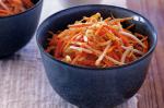 British Carrot And Ginger Salad Recipe Appetizer