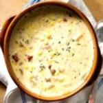 American Hearty Corn Chowder With Peas Dinner