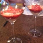 Canadian Strawberries Flambeed in Vodka with Hot Ice Cream Recipe Dessert