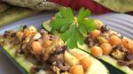American Zucchini with Chickpea and Mushroom Stuffing Recipe Appetizer