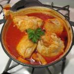 American Chicken Leg with a Tomato Sauce Appetizer