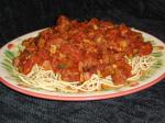 Canadian Beks Spiced up Spaghetti Sauce Dinner