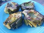British Fire Roasted Artichokes With Herb Aioli Appetizer