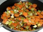 American Sauteed Leeks and Carrots Appetizer
