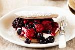 American Berry Pancake Sandwiches Recipe Breakfast