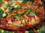 American Citrus Chicken with Roasted Corn Relish Dinner