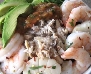 British Lime Seafood Salad Appetizer